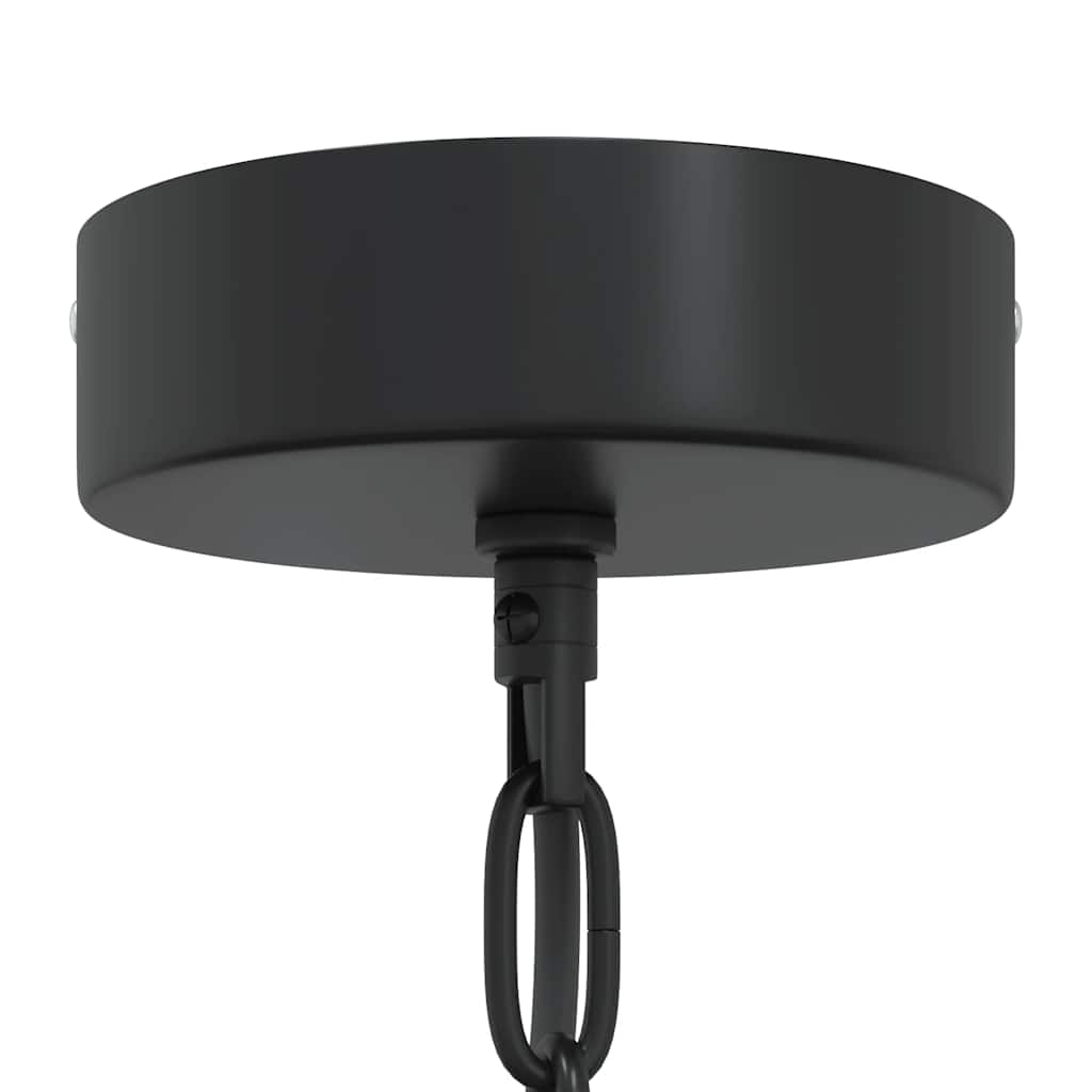 vidaXL Lampa wisząca E27 Czarna Ø 31 cm Żelazo