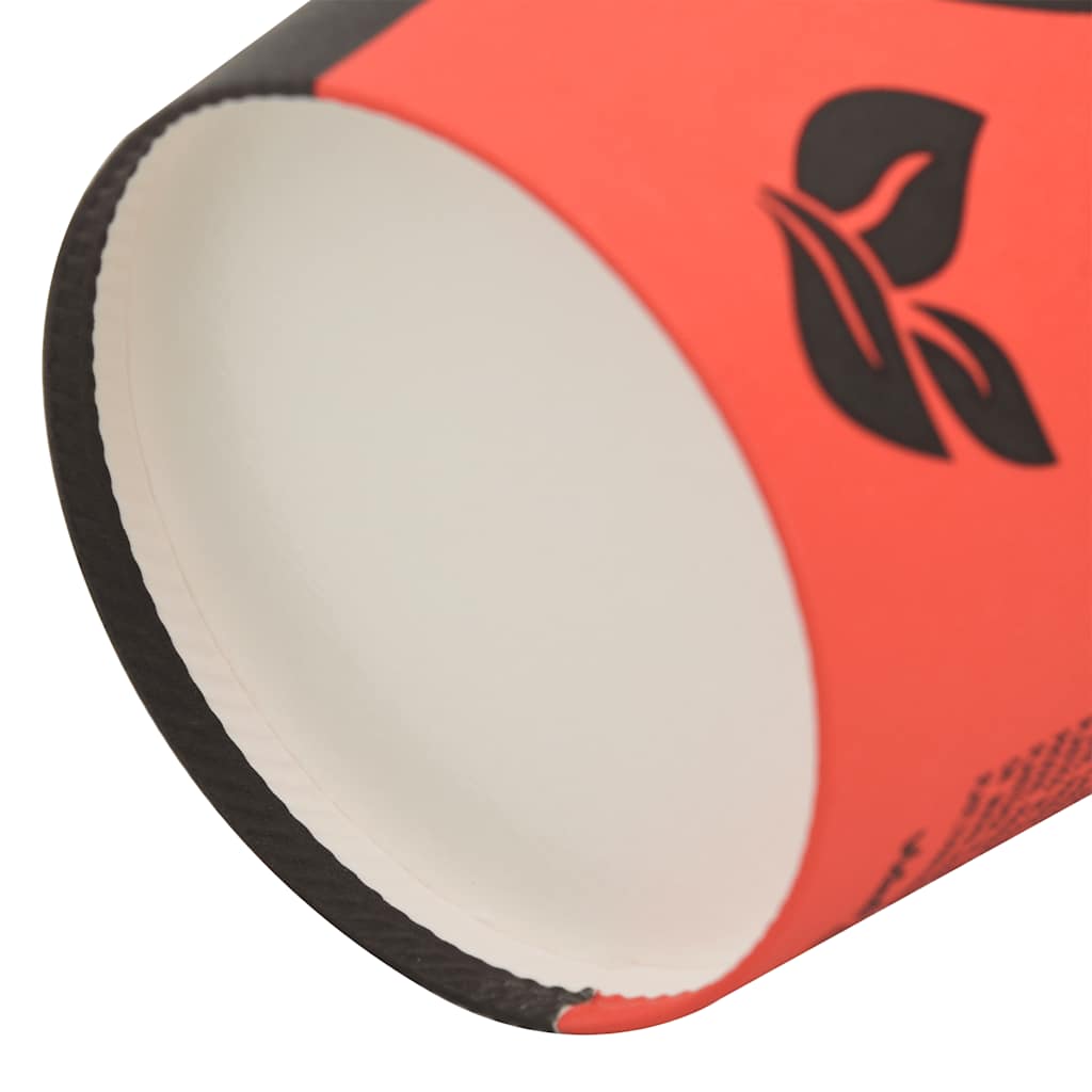vidaXL Papierowe kubki, 1000 szt., 16oz, 400ml, czerwony i czarny