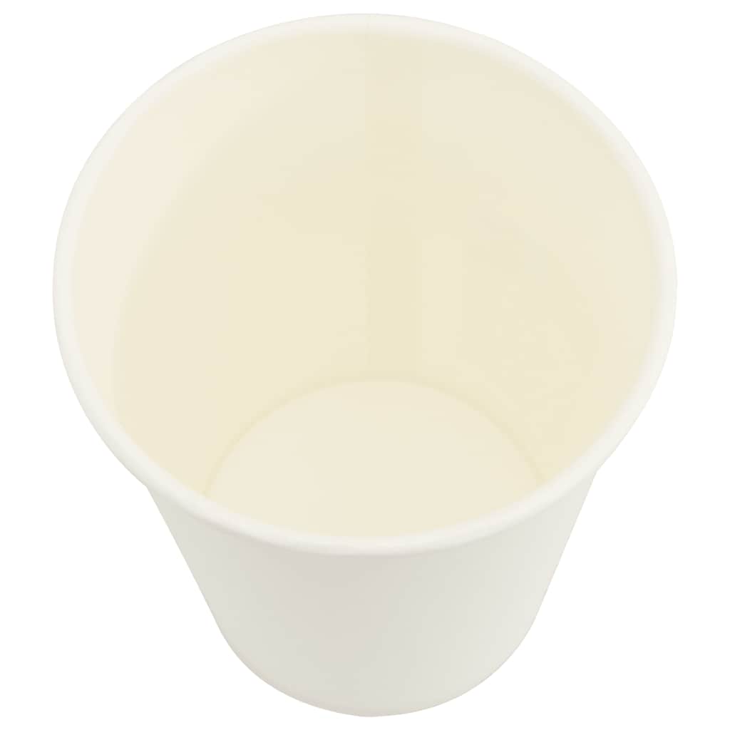 vidaXL Papierowe kubki, 1000 szt., 8oz, 200ml, biały