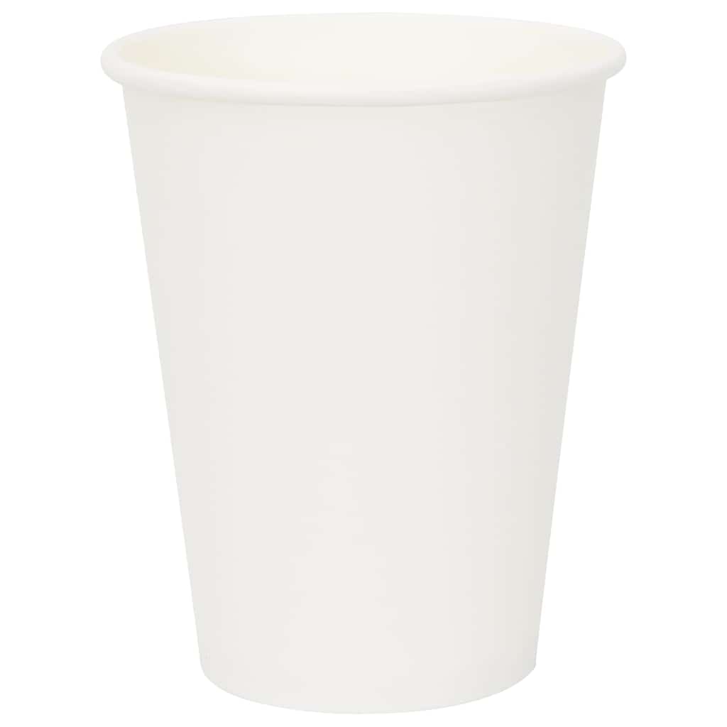 vidaXL Papierowe kubki, 1000 szt., 12oz, 300ml, biały