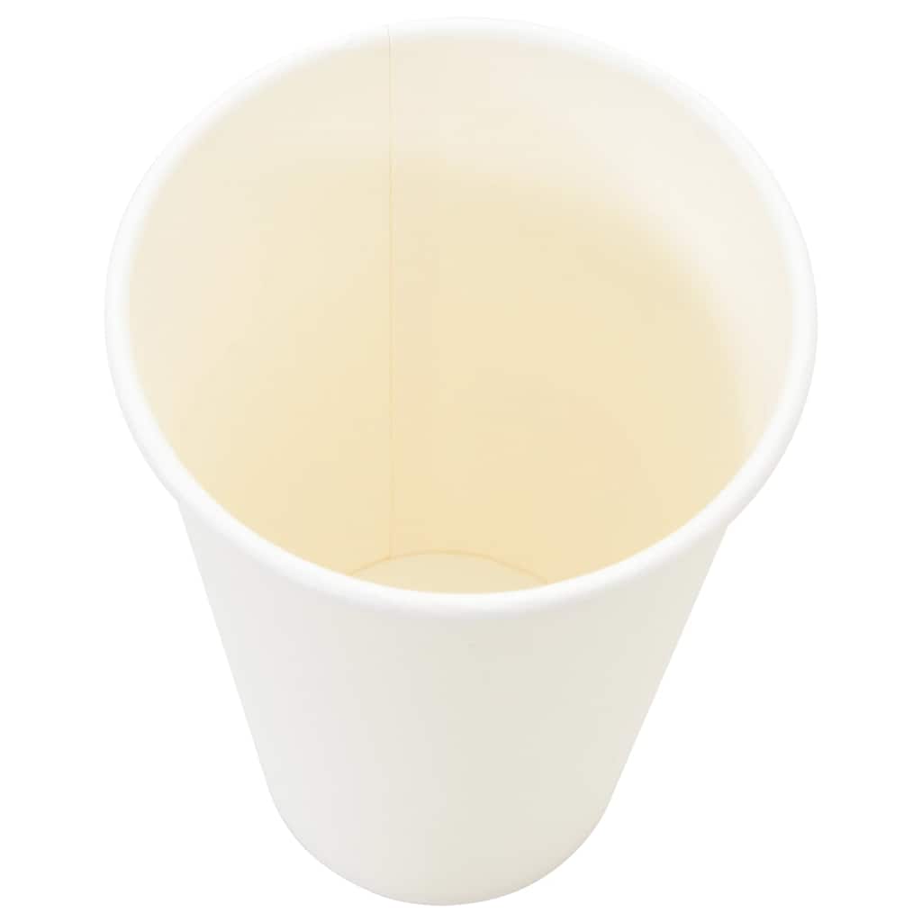 vidaXL Papierowe kubki, 1000 szt., 16oz, 400ml, biały