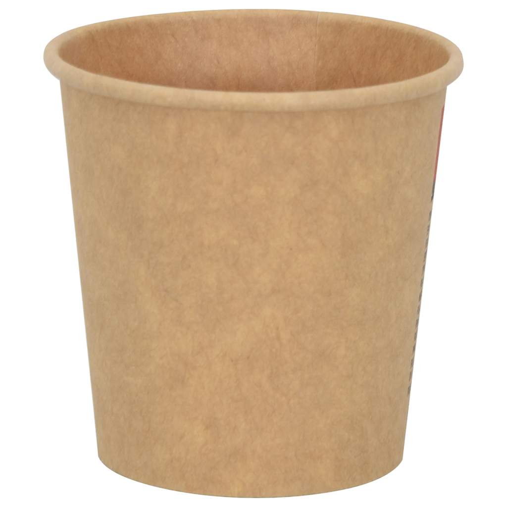 vidaXL Papierowe kubki, 1000 szt., 4oz, 100ml, brązowy
