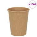 vidaXL Papierowe kubki, 1000 szt., 8oz, 200ml, brązowy