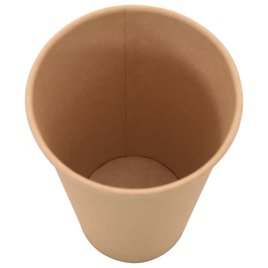vidaXL Papierowe kubki, 1000 szt., 16oz, 400ml, brązowy