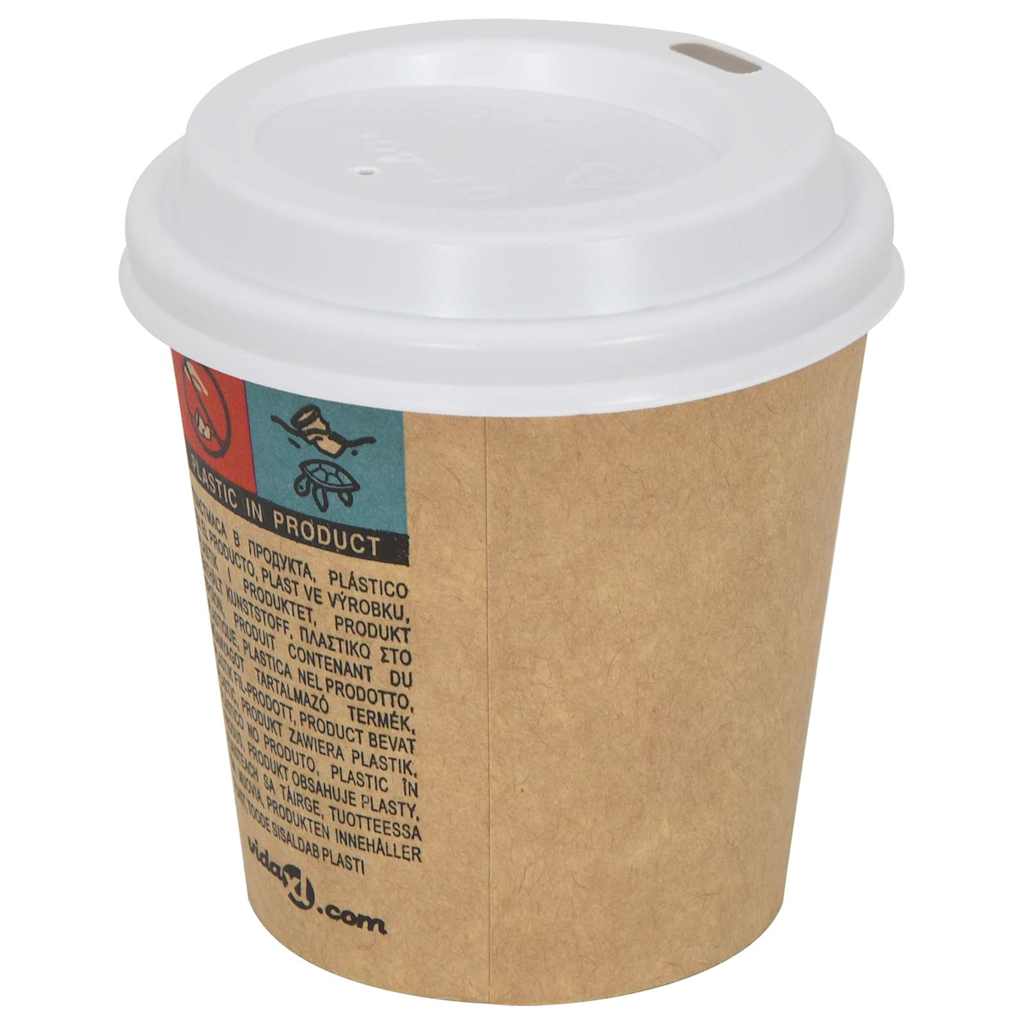 vidaXL Pokrywki do kubków papierowych do kawy, Ø60 mm, 4oz, 1000 szt.