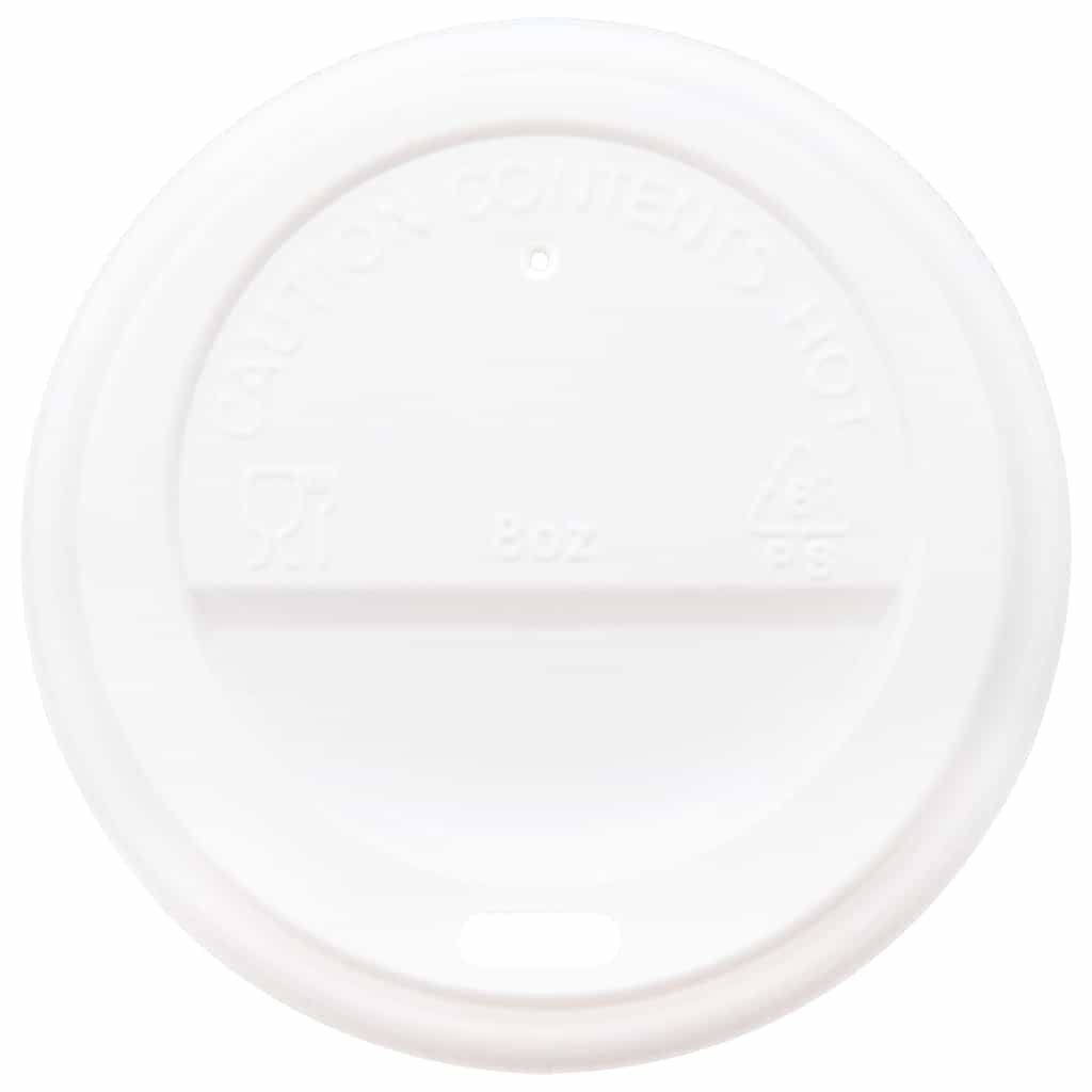 vidaXL Pokrywki do kubków papierowych do kawy, Ø80 mm, 8oz, 1000 szt.