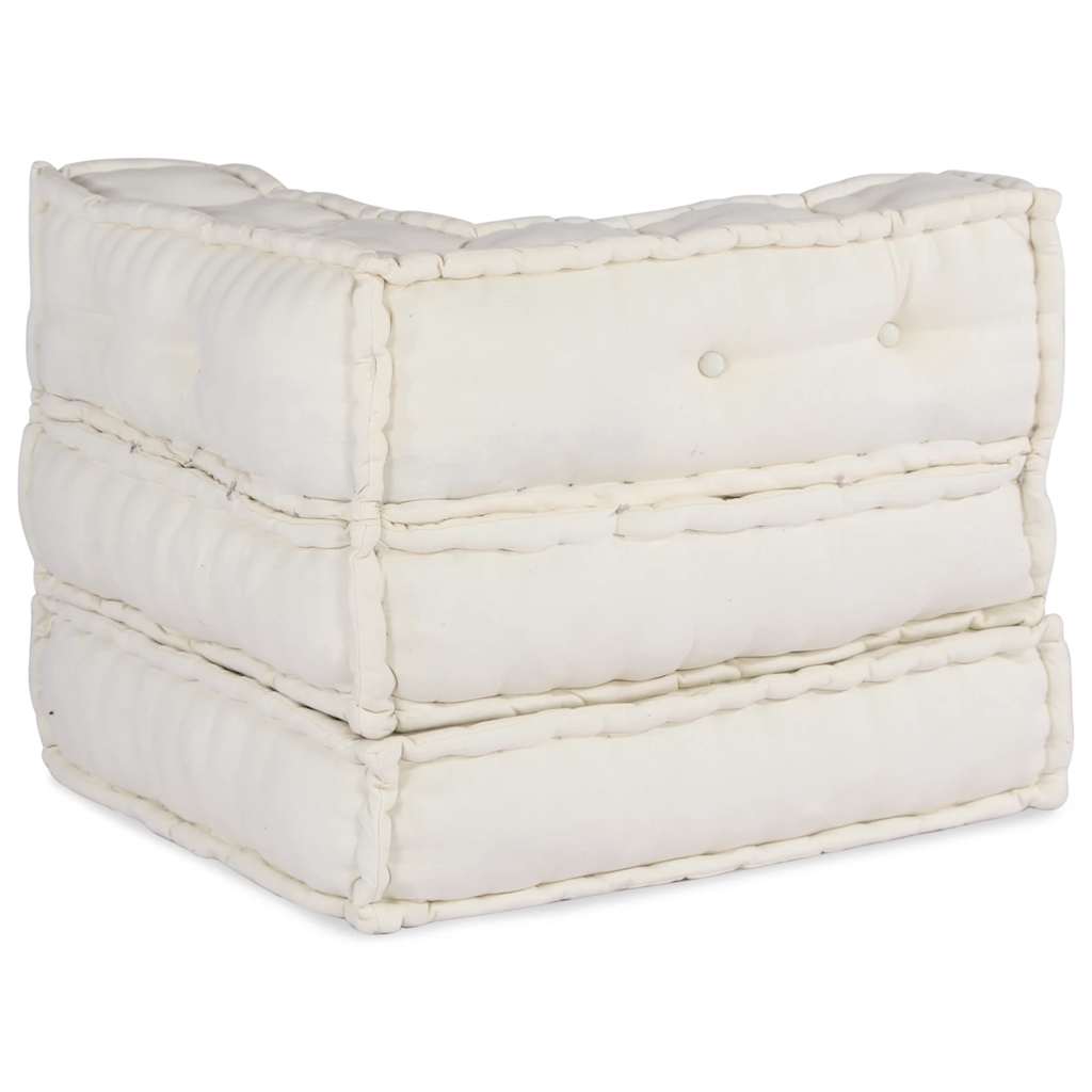 vidaXL Modułowa sofa w kolorze kremowym, 70x70x54, tkanina