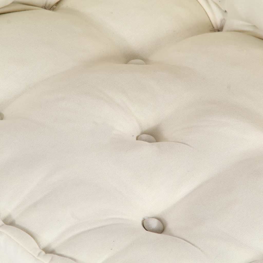 vidaXL Modułowa sofa w kolorze kremowym, 70x70x54, tkanina