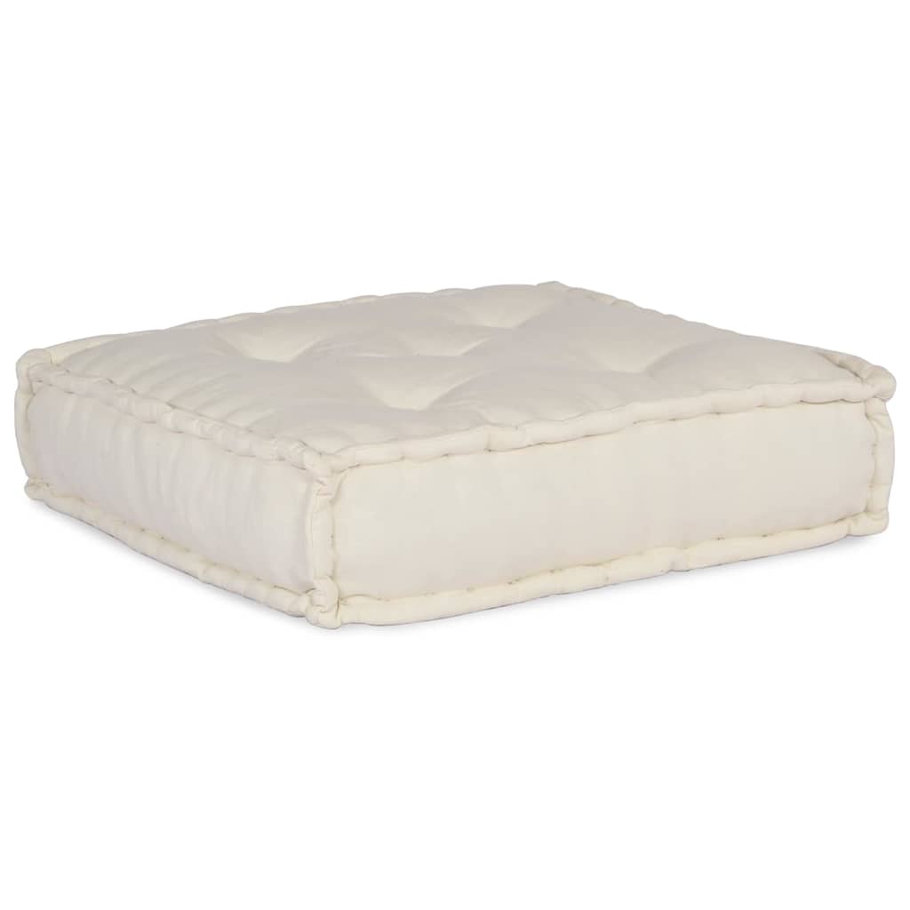vidaXL Modułowa sofa w kolorze kremowym, 70x70x54, tkanina