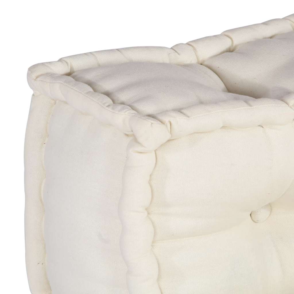 vidaXL Modułowa sofa w kolorze kremowym, 70x70x54, tkanina