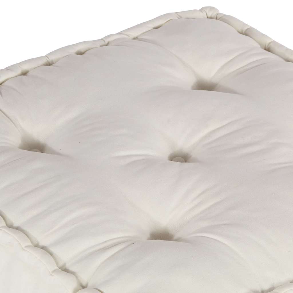 vidaXL Modułowa sofa kremowa 70x70x36 Tkanina
