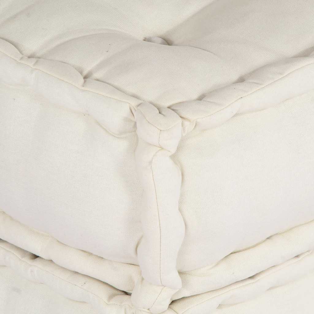 vidaXL Modułowa sofa kremowa 70x70x36 Tkanina