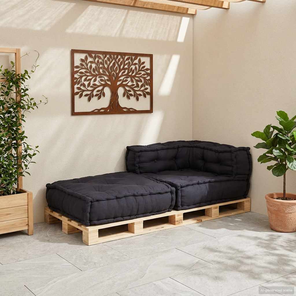 vidaXL Modułowa sofa, antracytowa, 70x70x54, tkanina