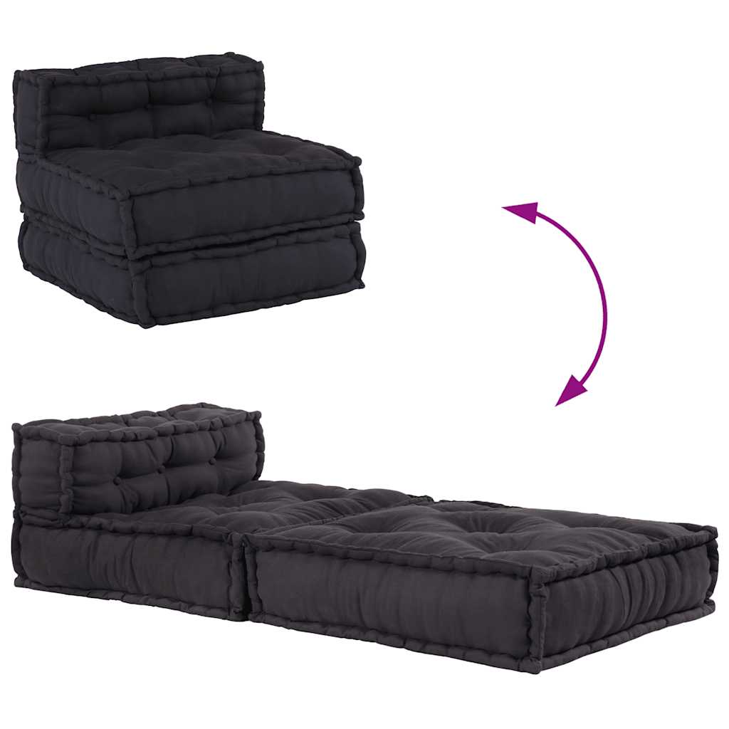 vidaXL Modułowa sofa, antracytowa, 70x70x54, tkanina