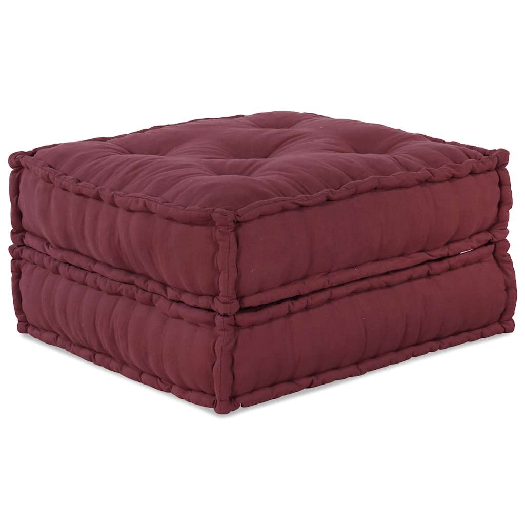 vidaXL Modułowa sofa, bordowy, 70x70x36, materiał