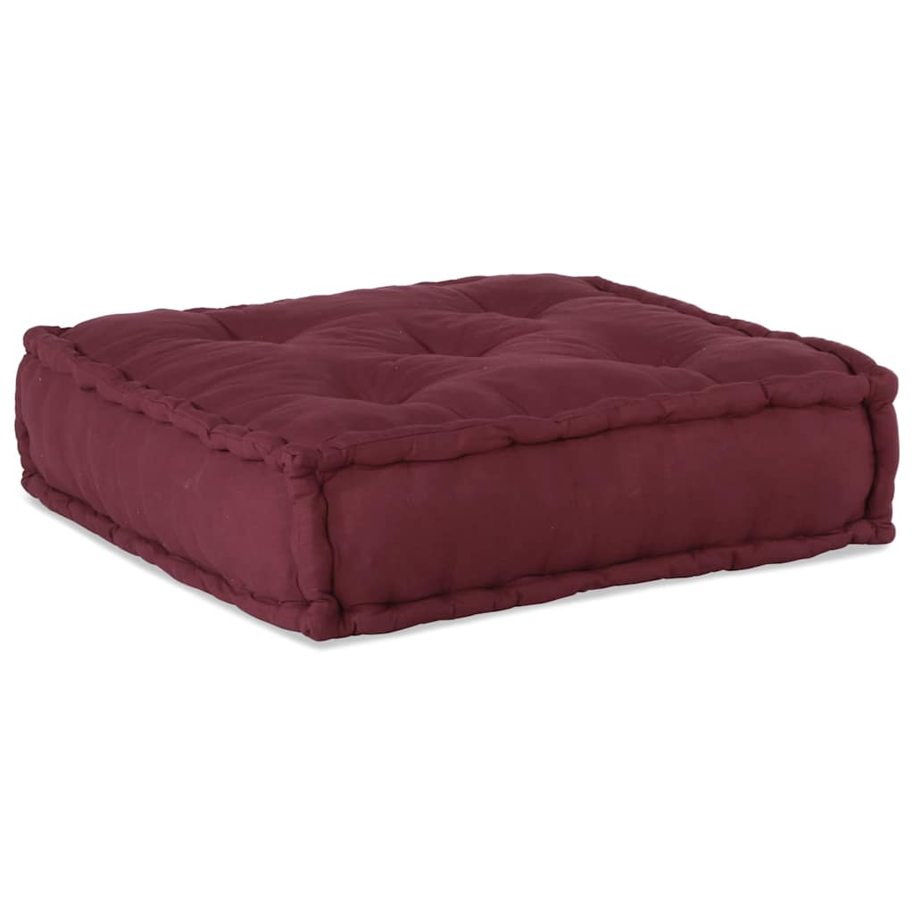 vidaXL Modułowa sofa, bordowy, 70x70x36, materiał