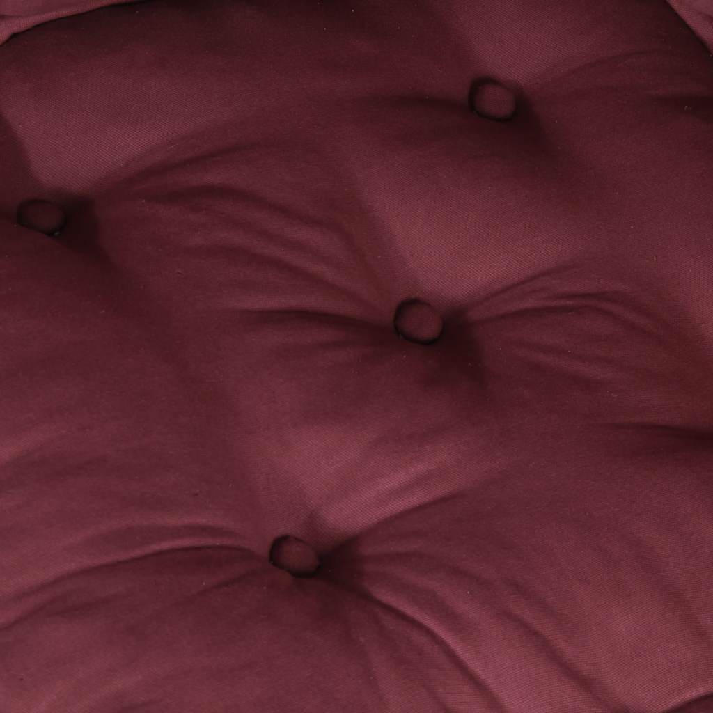 vidaXL Modułowa sofa, bordowy, 70x70x36, materiał