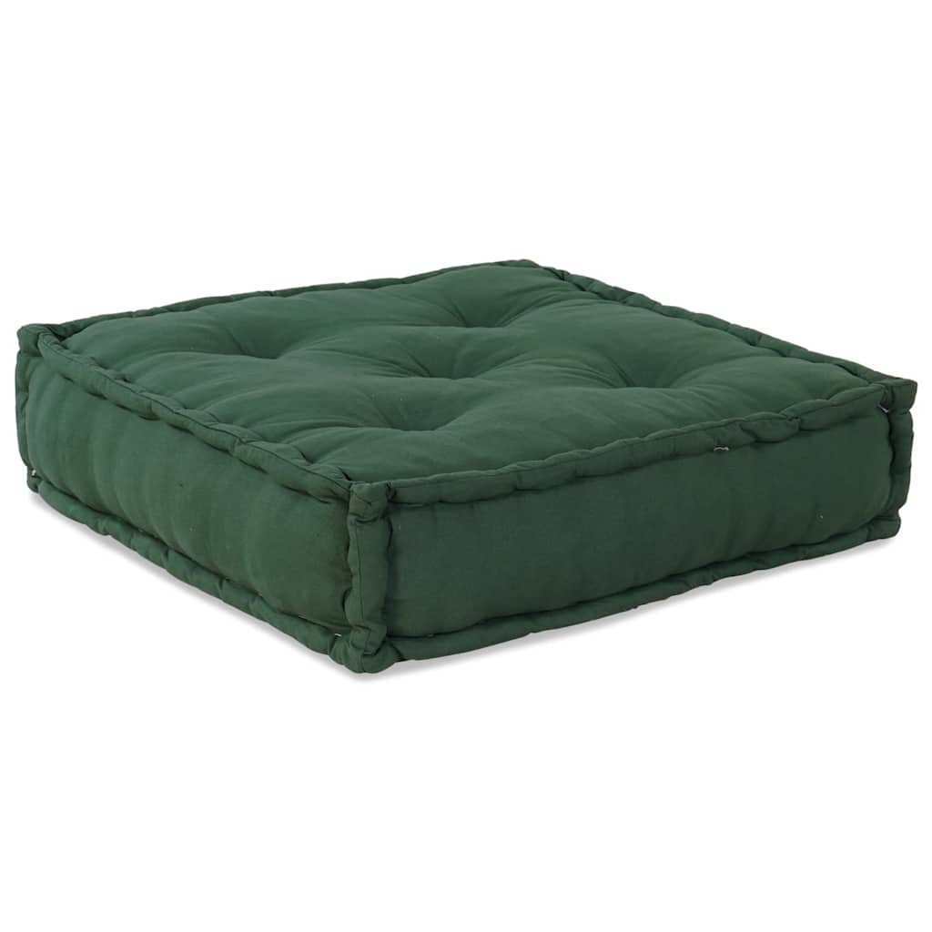 vidaXL Modułowa sofa, zielony, 70x70x54, tkanina