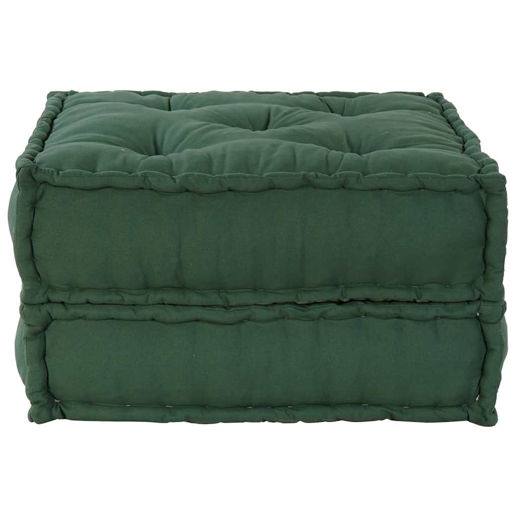 vidaXL Modułowa sofa zielony 70x70x36 tkanina