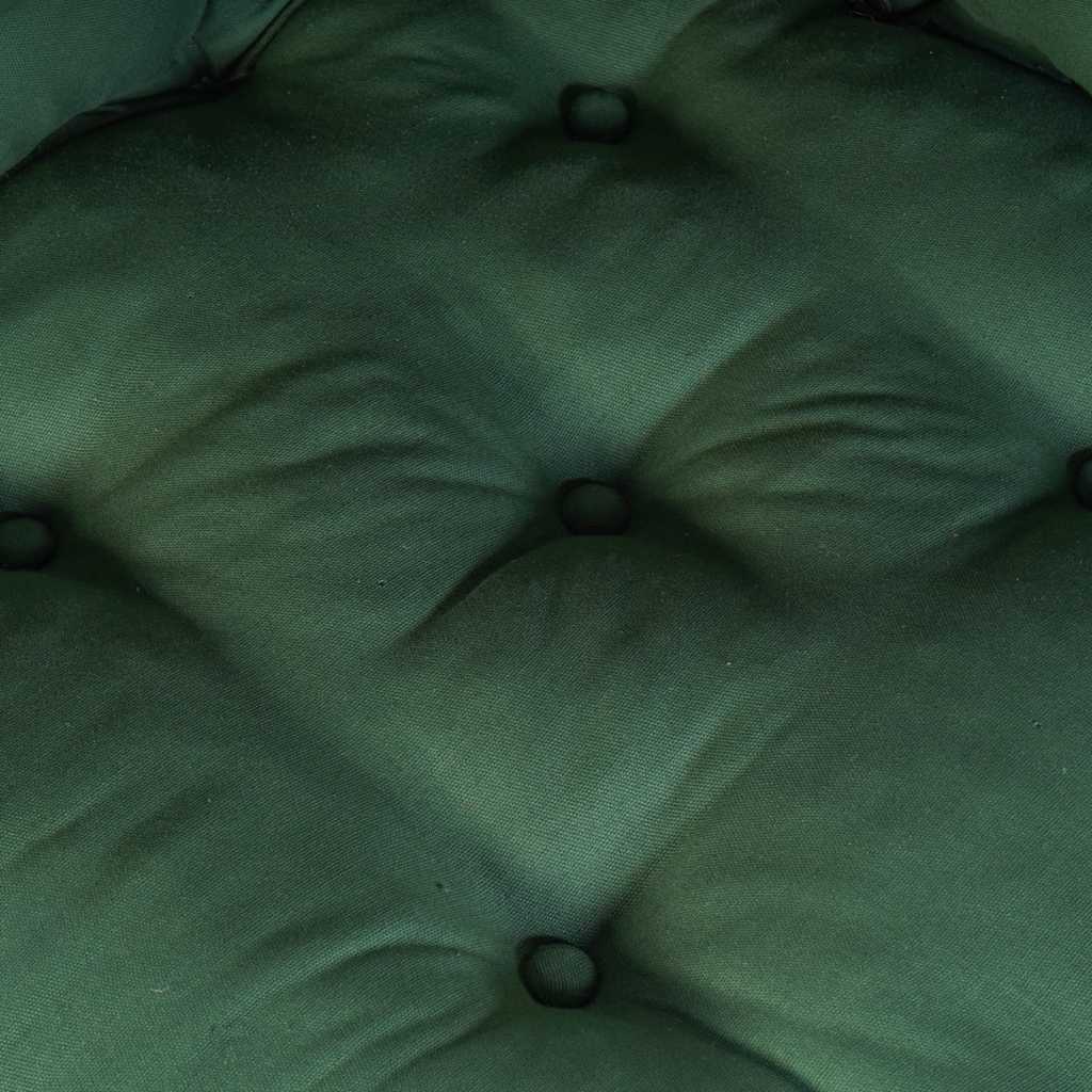 vidaXL 2-osobowa sofa modułowa, zielony, 140x70x36, tkanina