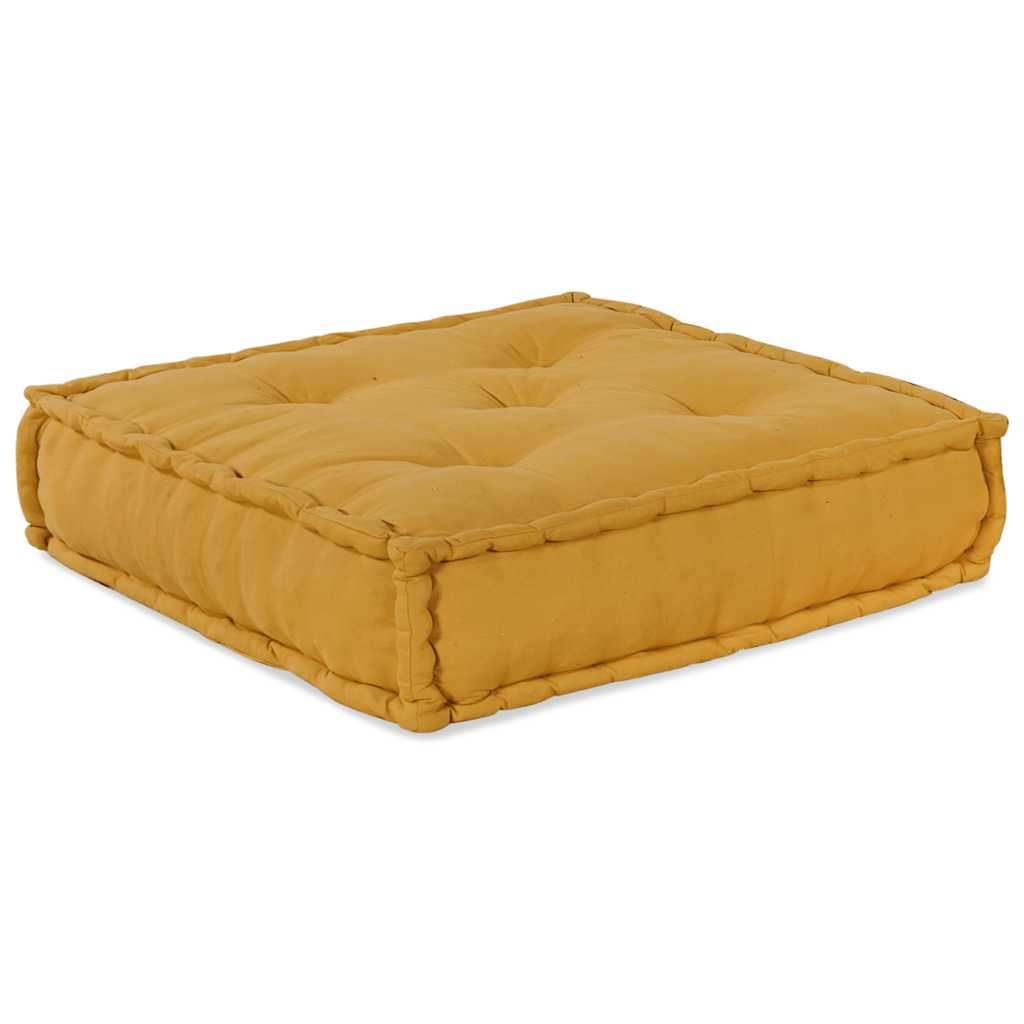 vidaXL Modułowa sofa, żółty, 70x70x54, tkanina