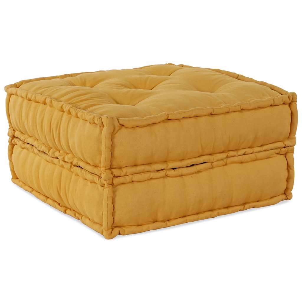 vidaXL Modułowa sofa, żółty, 70x70x36, tkanina