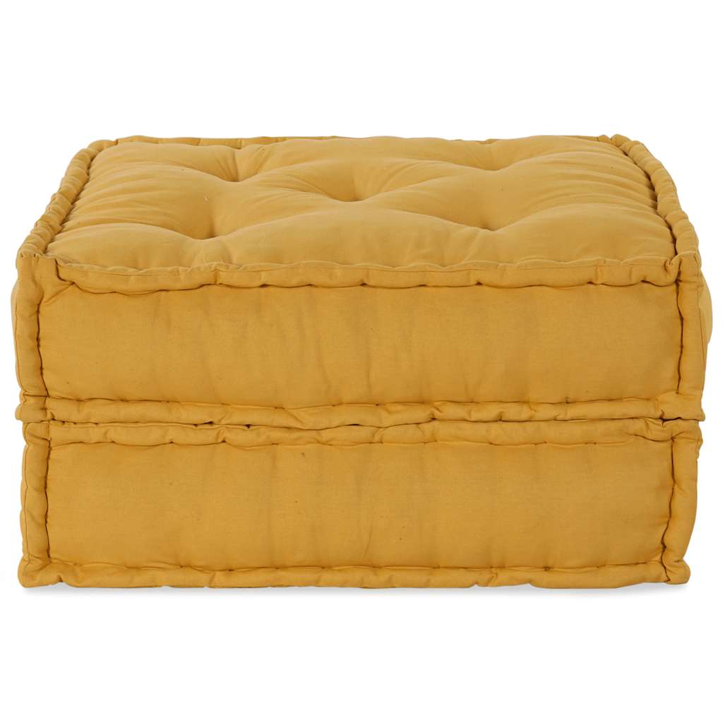 vidaXL Modułowa sofa, żółty, 70x70x36, tkanina