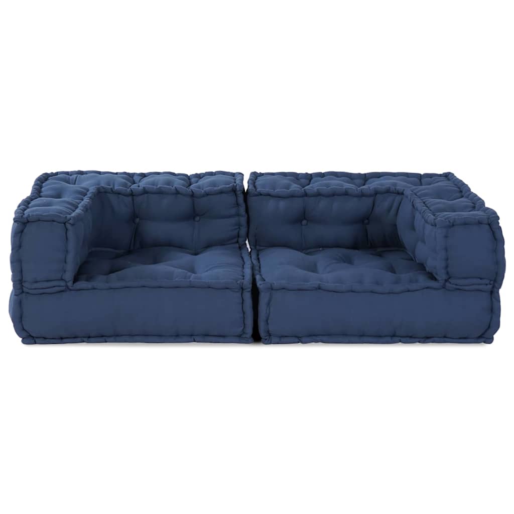 vidaXL Modularna jednostka sofy 3 pcs Indygo 140 x 70 x 36 cm tkanina