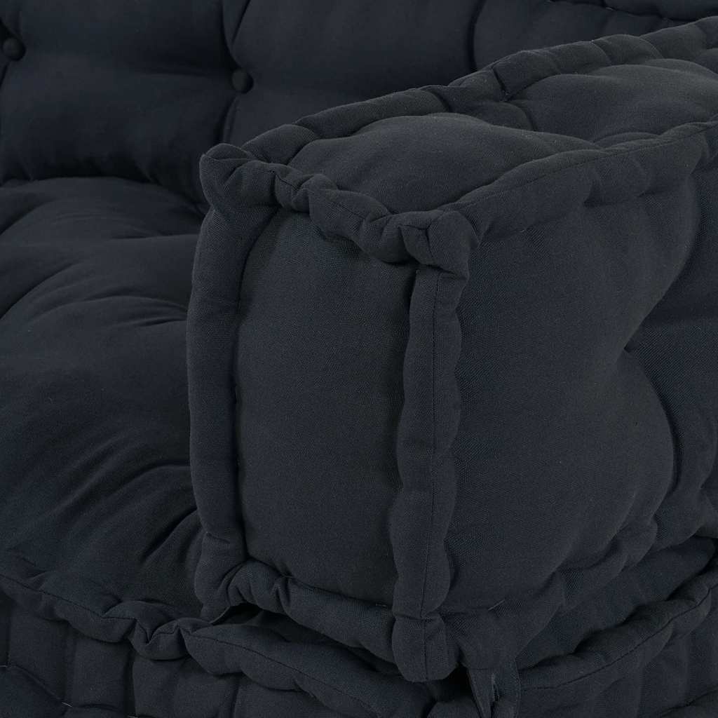 vidaXL Poduszka do sofy paletowej 3 pcs antracytowy 120 x 80 x 38 cm