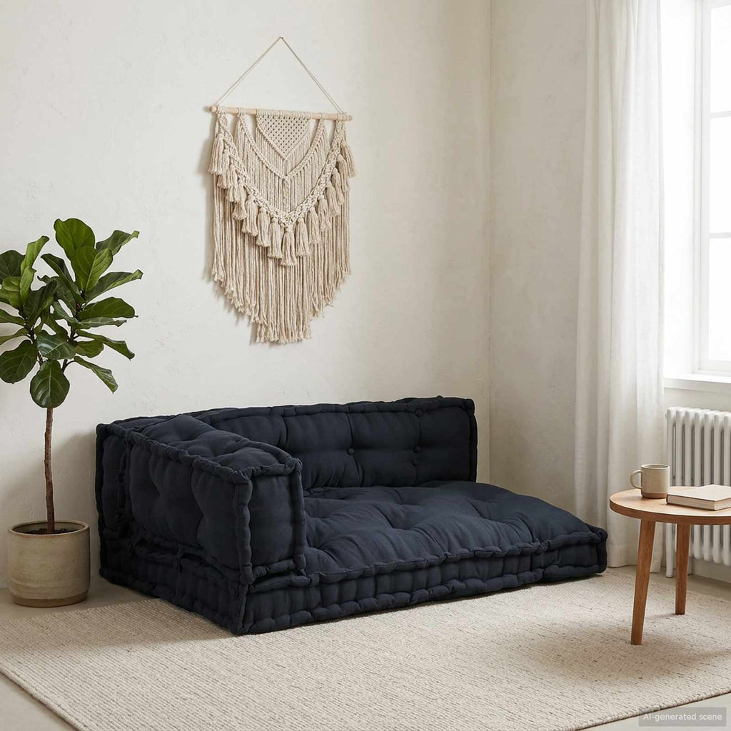 vidaXL Poduszka do sofy paletowej 3 pcs antracytowy 120 x 80 x 38 cm
