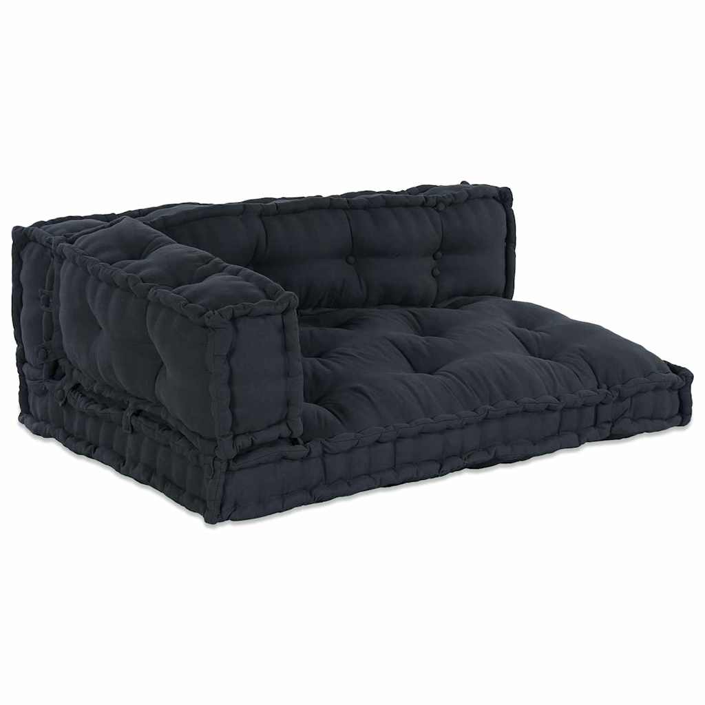 vidaXL Poduszka do sofy paletowej 3 pcs antracytowy 120 x 80 x 38 cm