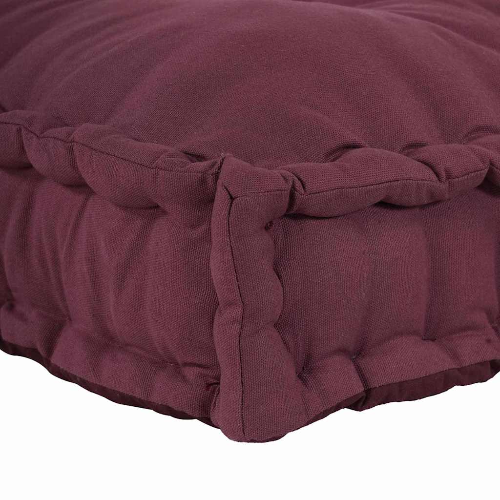vidaXL Poduszka do sofy paletowej Bordowy 120 x 80 x 12 cm tkanina