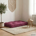 vidaXL Poduszka do sofy paletowej Bordowy 120 x 80 x 12 cm tkanina