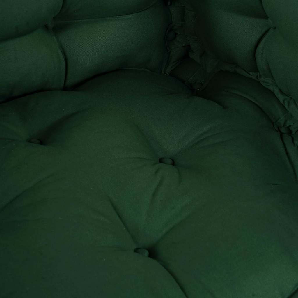 vidaXL Poduszka do sofy paletowej 3 pcs zielony 120 x 80 x 38 cm