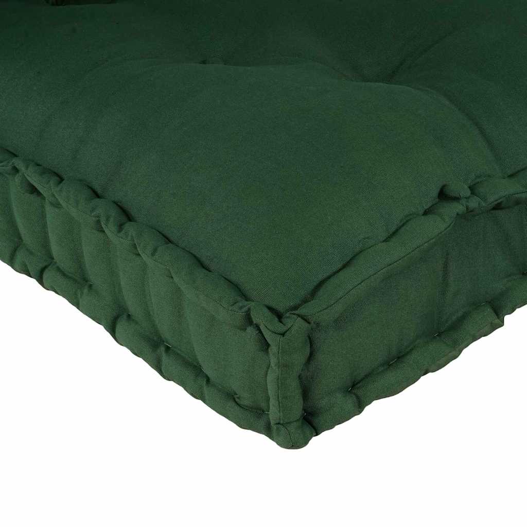 vidaXL Poduszka do sofy paletowej 3 pcs zielony 120 x 80 x 38 cm