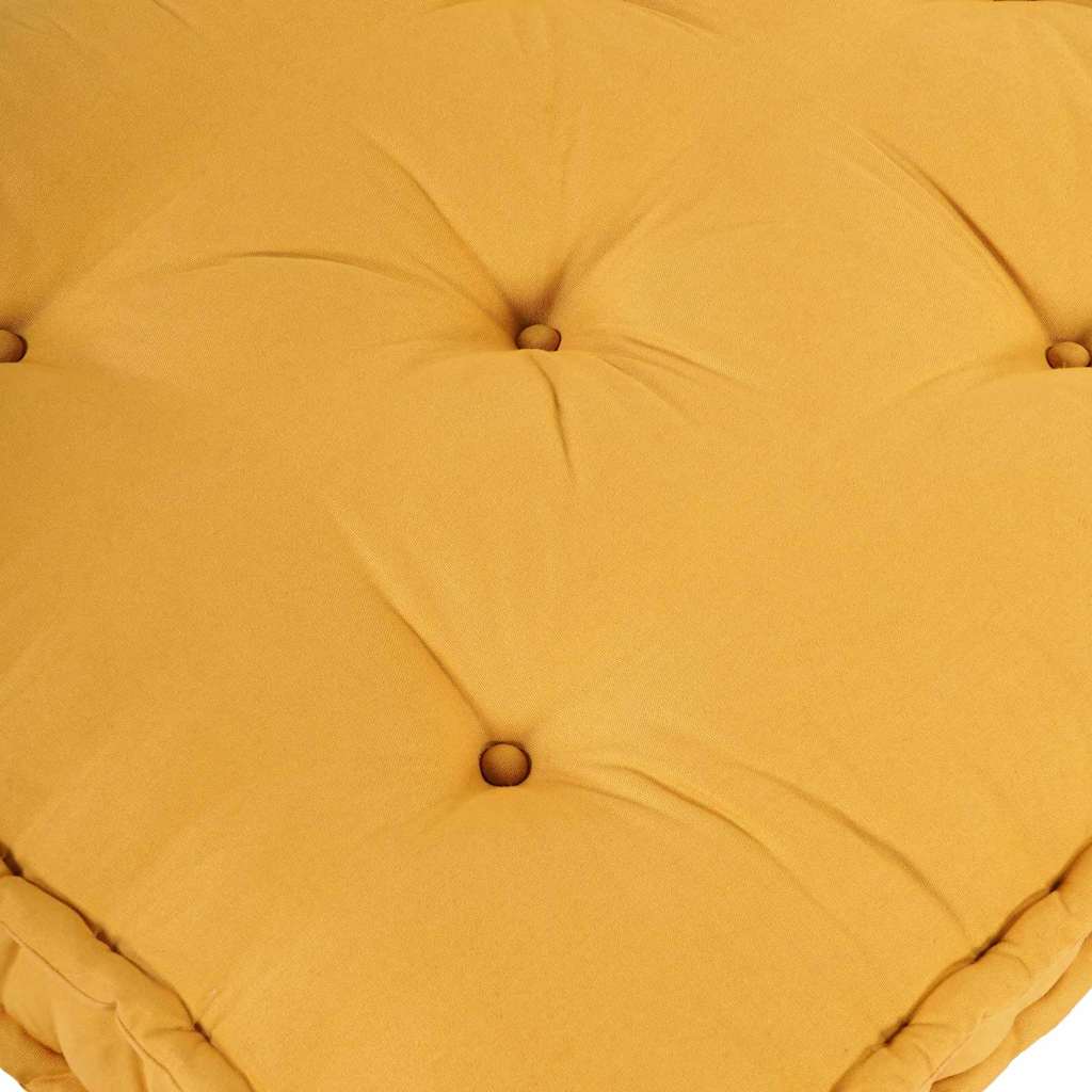 vidaXL Poduszka do sofy paletowej żółty 120 x 80 x 12 cm tkanina
