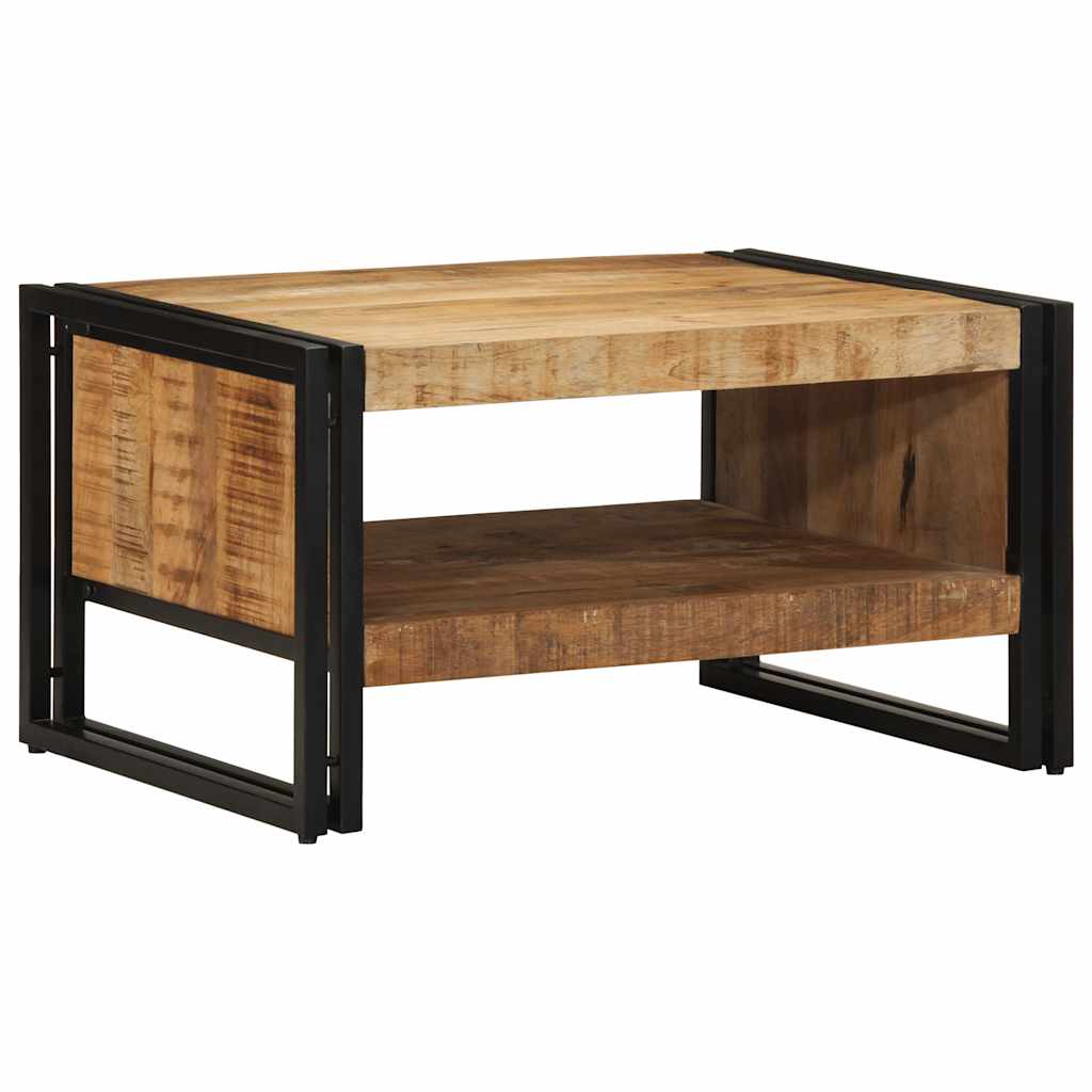 vidaXL Stolik kawowy 70x50x38 cm lite drewno surowe mango