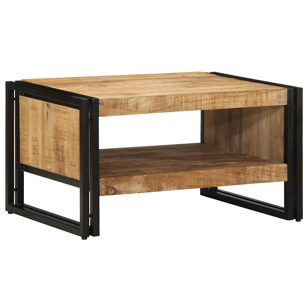 vidaXL Stolik kawowy 70x50x38 cm lite drewno surowe mango
