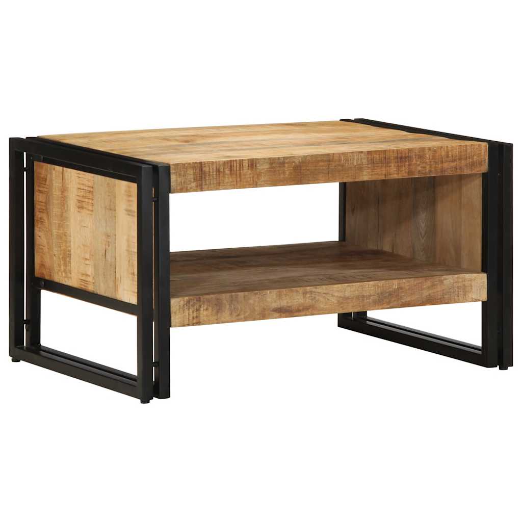 vidaXL Stolik kawowy 70x50x38 cm lite drewno surowe mango