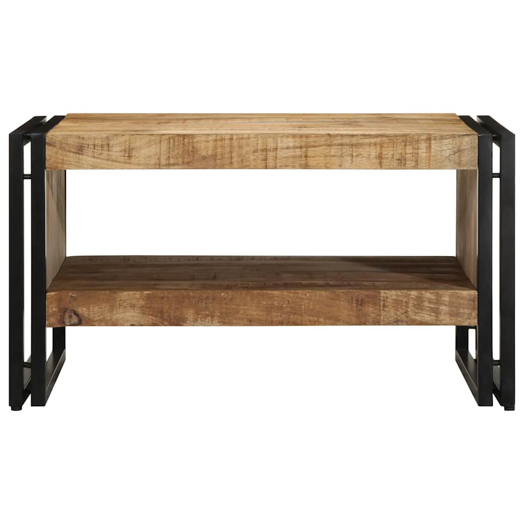 vidaXL Stolik kawowy 70x50x38 cm lite drewno surowe mango