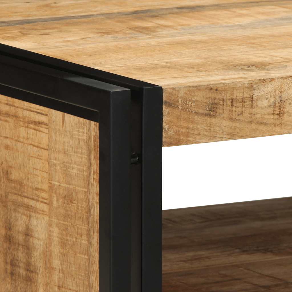 vidaXL Stolik kawowy 70x50x38 cm lite drewno surowe mango