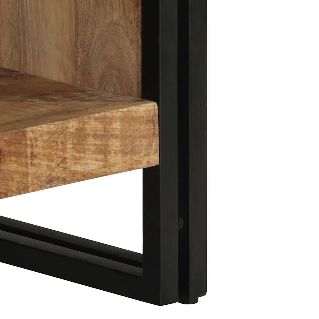 vidaXL Stolik kawowy 70x50x38 cm lite drewno surowe mango