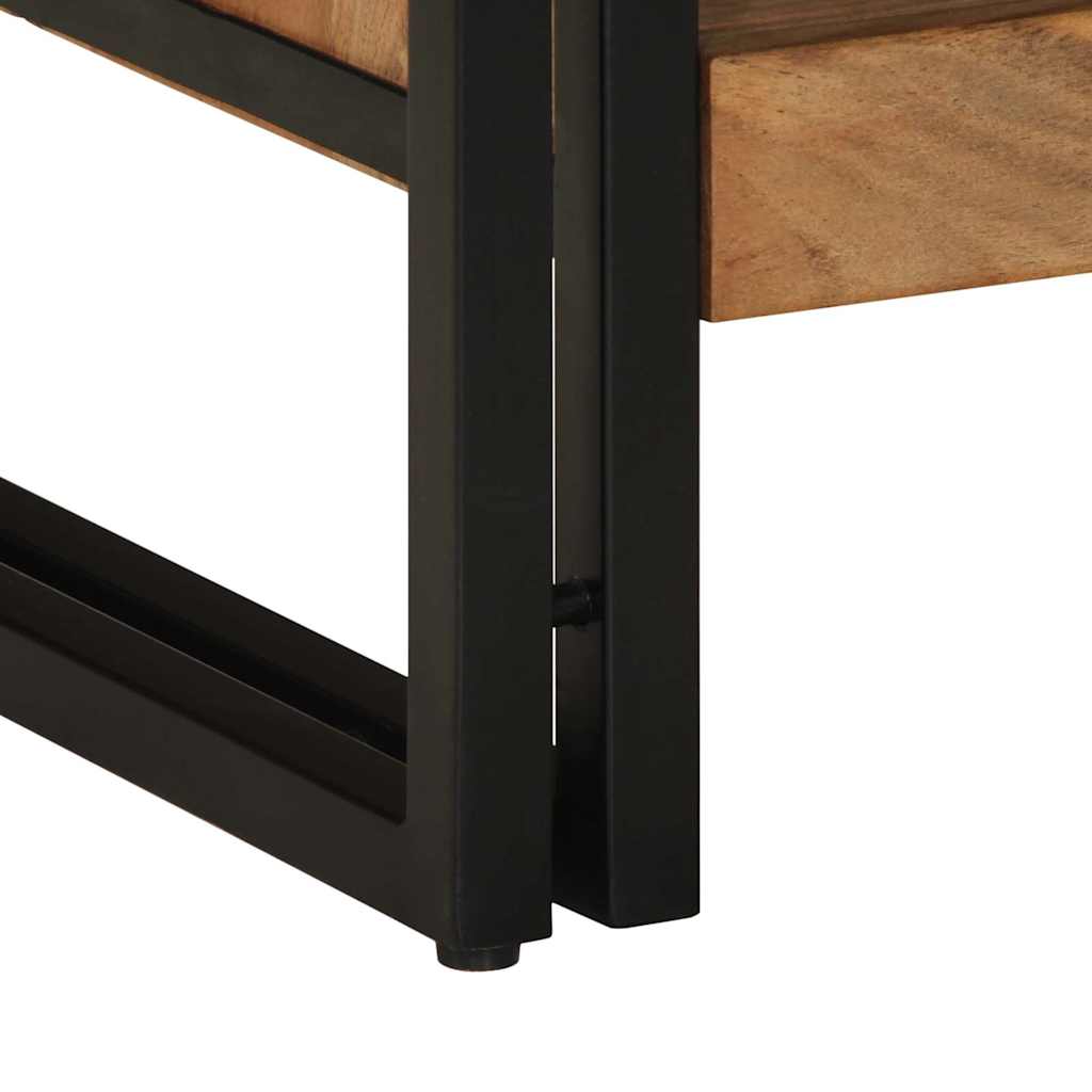 vidaXL Stolik kawowy 70x50x38 cm Drewno lite Akacja