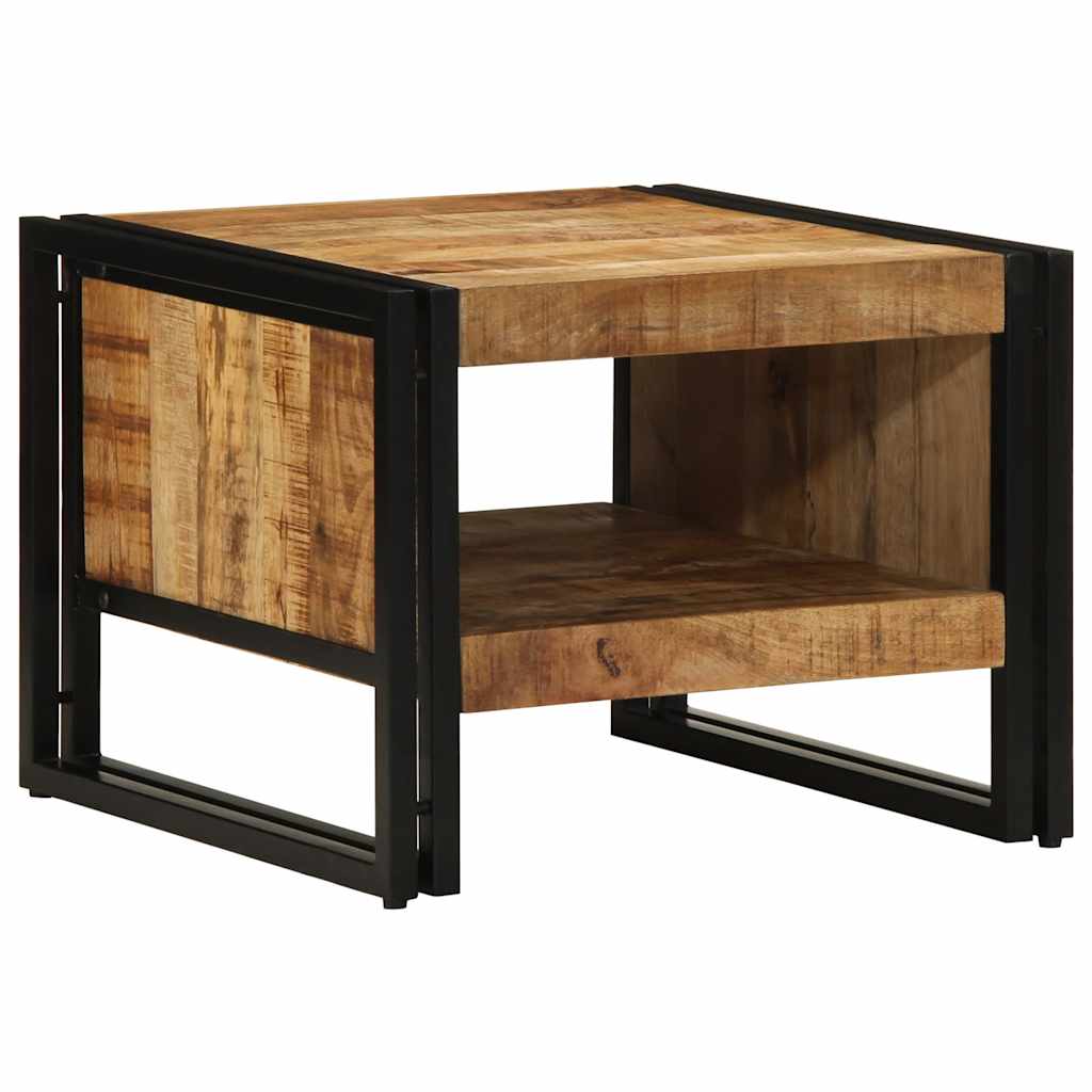 vidaXL Stolik kawowy 50x50x38 cm lite drewno surowe mango