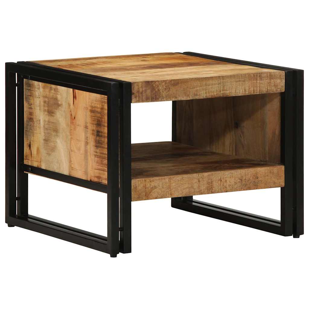 vidaXL Stolik kawowy 50x50x38 cm lite drewno surowe mango