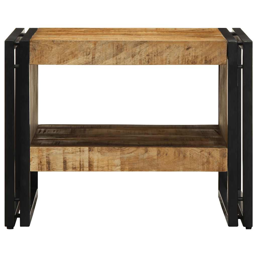 vidaXL Stolik kawowy 50x50x38 cm lite drewno surowe mango