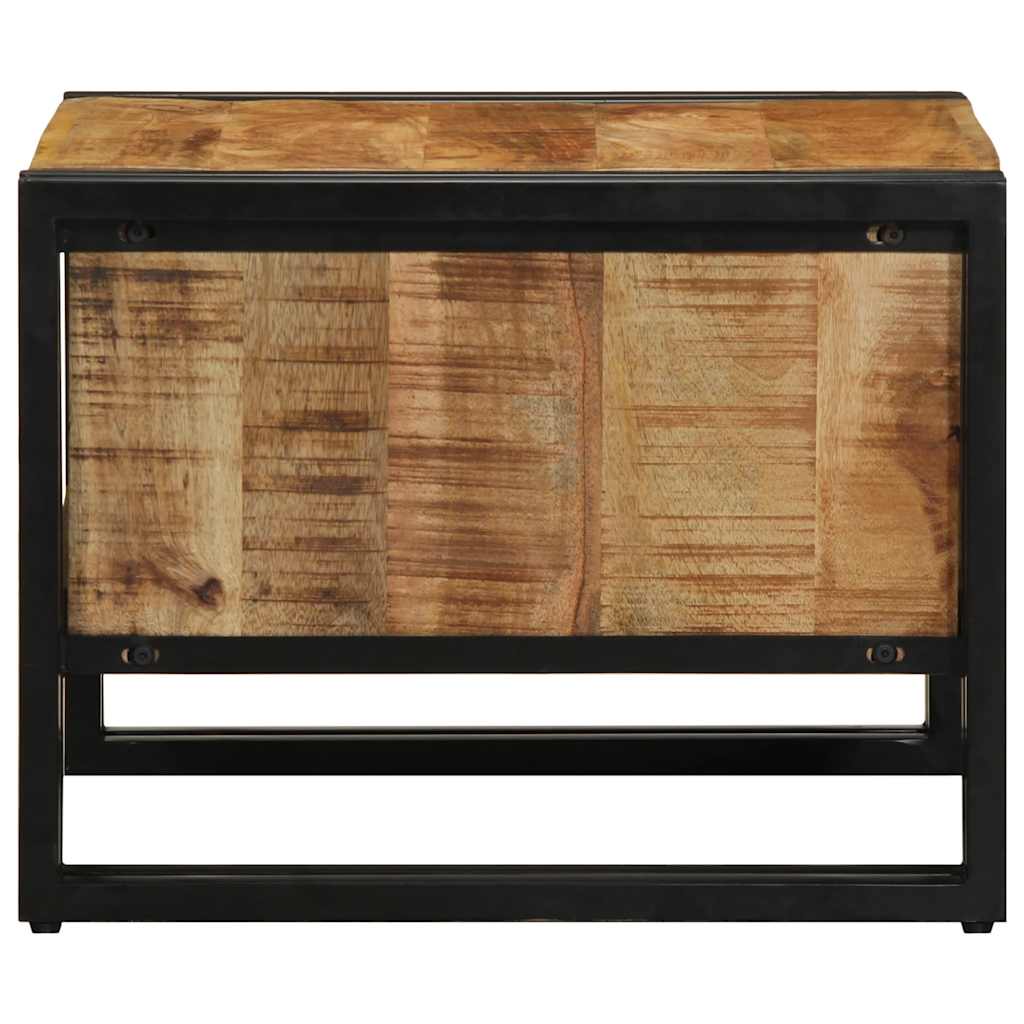 vidaXL Stolik kawowy 50x50x38 cm lite drewno surowe mango
