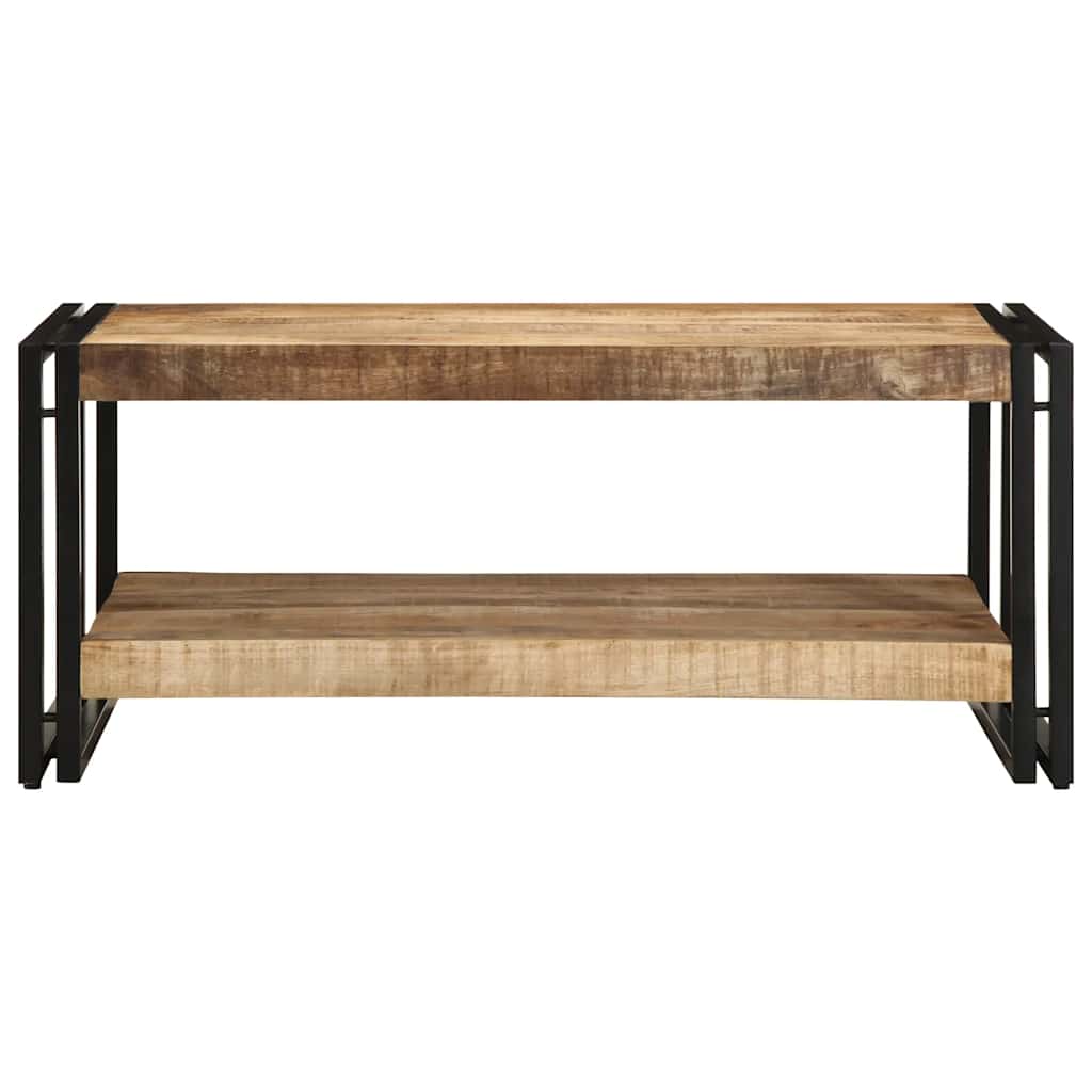 vidaXL Stolik kawowy 90x50x38 cm lite drewno surowe mango