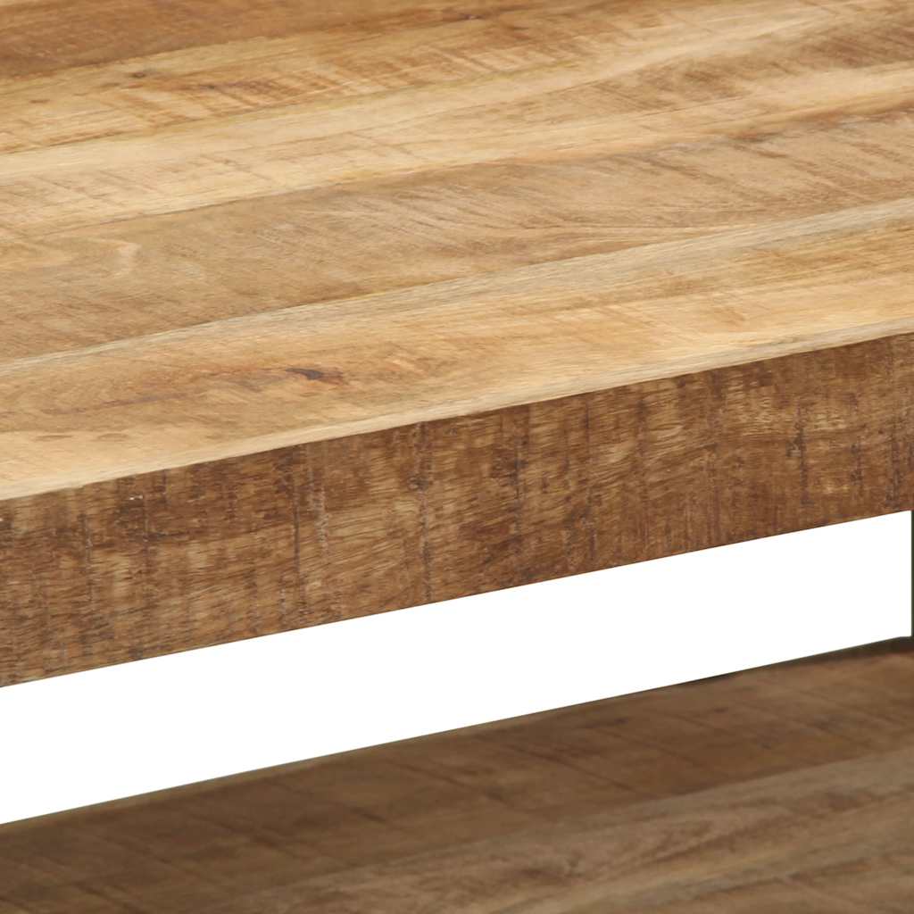 vidaXL Stolik kawowy 90x50x38 cm lite drewno surowe mango