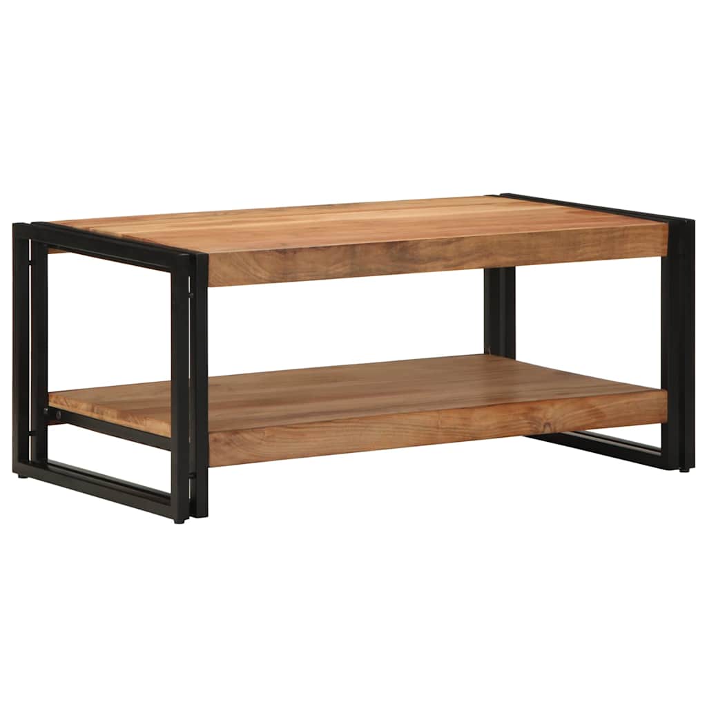 vidaXL Stolik kawowy 90x50x38 cm Drewno lite Akacja
